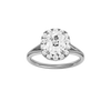 Solstice: Elongated Cushion, Plain, Halo