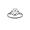 Solstice: Elongated Cushion, Plain, Halo