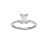 Alight: Emerald, Pavé, Hidden Halo