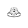 Solstice: Elongated Cushion, Plain, Halo