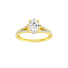 Solstice: Oval, Prong, Hidden Halo