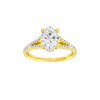 Solstice: Oval, Prong, Hidden Halo