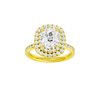Alight: Elongated Cushion, Channel, Double Halo