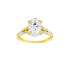 Solstice: Oval, Prong, Hidden Halo
