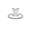 Alight: Emerald, Pavé, Hidden Halo