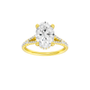 Solstice: Oval, Prong, Hidden Halo