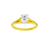 Solstice: Elongated Cushion, Plain, Hidden Halo