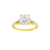 Solstice: Round, Prong, Hidden Halo