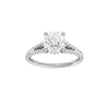 Solstice: Round, Prong, Hidden Halo