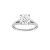 Solstice: Round, Prong, Hidden Halo