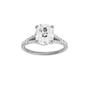 Solstice: Elongated Cushion, Prong, Hidden Halo