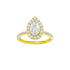 Provenance: Pear, Pavé, Halo