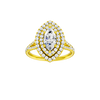 Solstice: Marquise, Prong, Double Halo