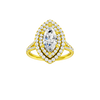 Solstice: Marquise, Prong, Double Halo