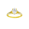 Solstice: Oval, Prong, Plain