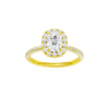 Provenance: Elongated Cushion, Pavé, Halo