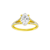 Solstice: Oval, Prong, Plain