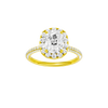 Provenance: Elongated Cushion, Pavé, Halo