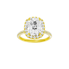 Provenance: Elongated Cushion, Pavé, Halo