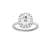 Alight: Elongated Cushion, Prong, Halo