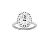 Alight: Elongated Cushion, Prong, Halo