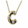 The Bubble Pop Monograms Initial Necklace