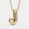 The Bubble Pop Monograms Initial Necklace