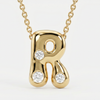 The Bubble Pop Monograms Initial Necklace