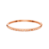 A sleek, high-polish 14k rose gold bangle from the Amorati Fourteen Collection, featuring scattered star insets with shimmering round lab-grown diamonds.