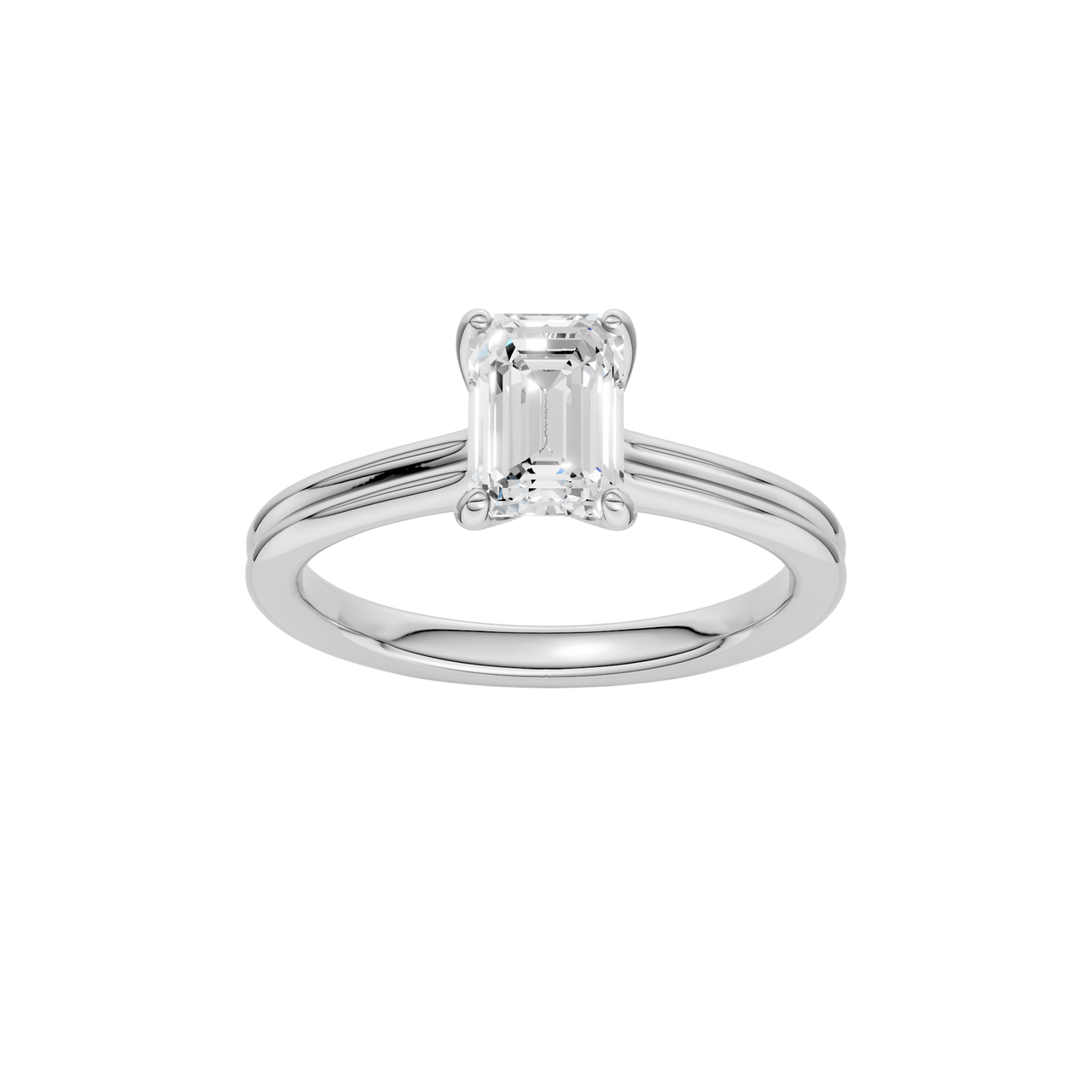 Emerald Cut Engagement Ring