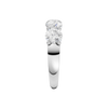 Precision side view of the 3.00 cttw Five-Stone Band in Solid 14K White Gold, highlighting the elevated setting architecture designed for maximum light return to the E-F VS+ diamonds and comfort-fit shank. Secured with Insured Free Shipping.