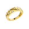 Close-up of the Amorati F O U R T E E N T H Collection Celestial Dome Ring, showcasing the scattered star insets and Colorless VS+ diamond constellation with Insured Free Shipping. Amorati’s signature F O U R T E E N T H Collection.